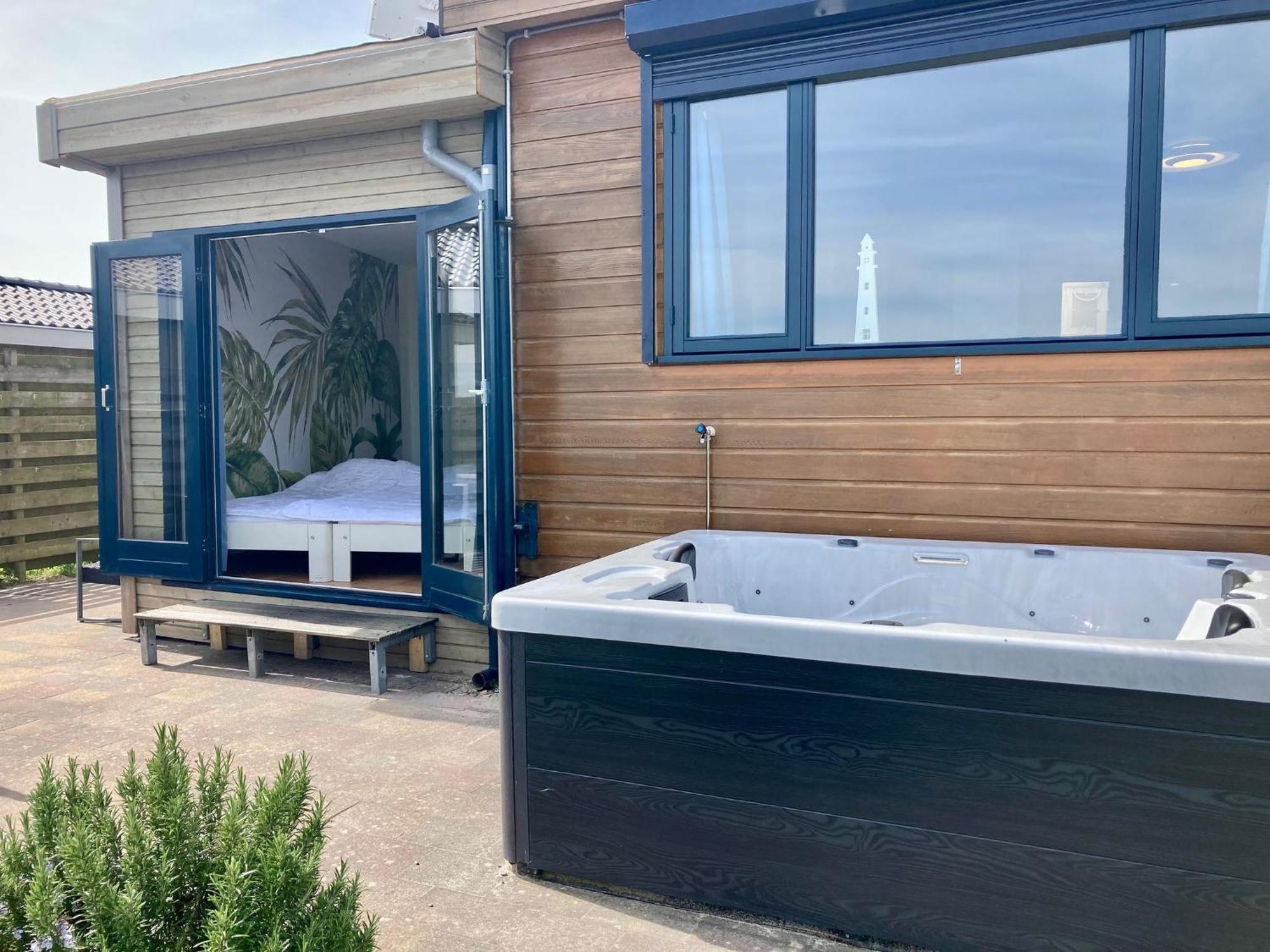 Lakeview 6 Pers Holiday Home Aurora With Fenced Garden, Whirlpool And Sauna Anjum Esterno foto